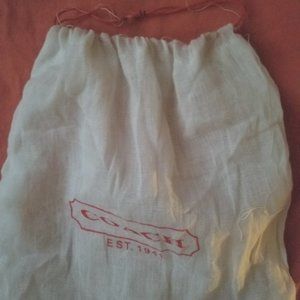 Original coach small draw string pouch sack